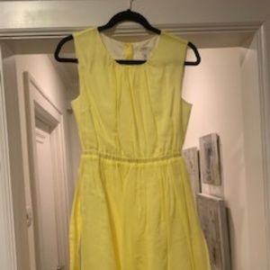 J. Crew Girls Yellow Dress Size 14